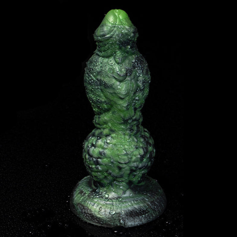 Dildo reptiliano 16 x 6cm Verde