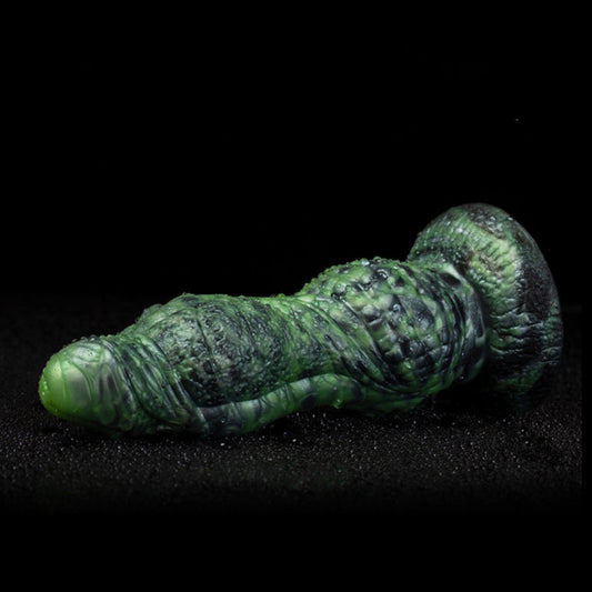 Dildo reptiliano 16 x 6cm Verde