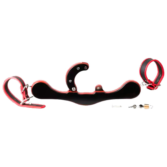 Humbler con esposas de cuero