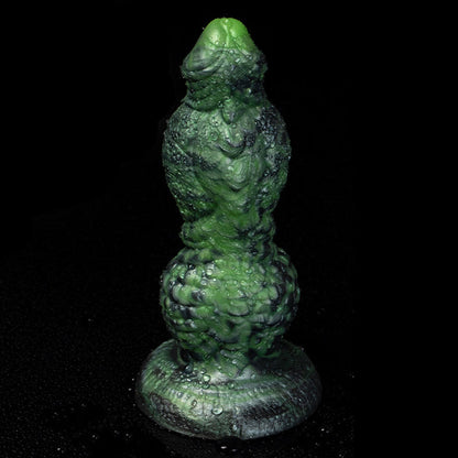 Dildo reptiliano 16 x 6cm Verde